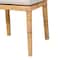 Baxton Studio Sofia Modern and Contemporary Natural Finished Wood and Rattan Dining Chair 185-11872-Zoro - alternate 7